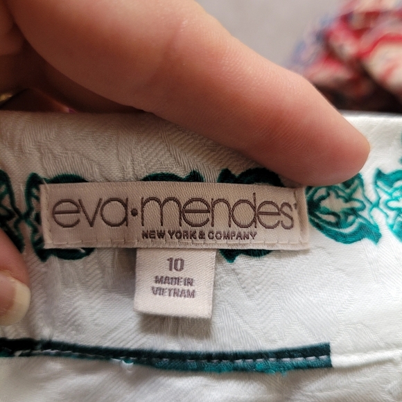 Eva Mendez Green Midi Skirt NWT - Picture 3 of 6